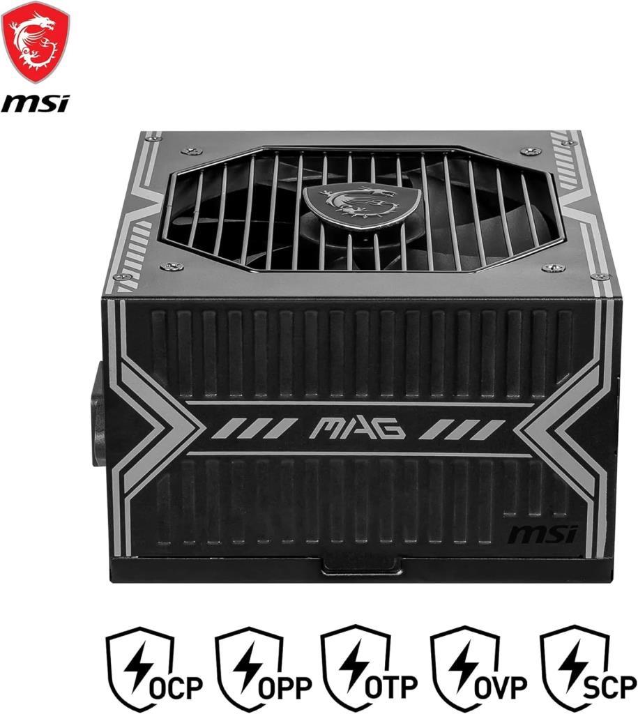 MSI MAG A750BN Gen5 750 W Power Supply Outlet