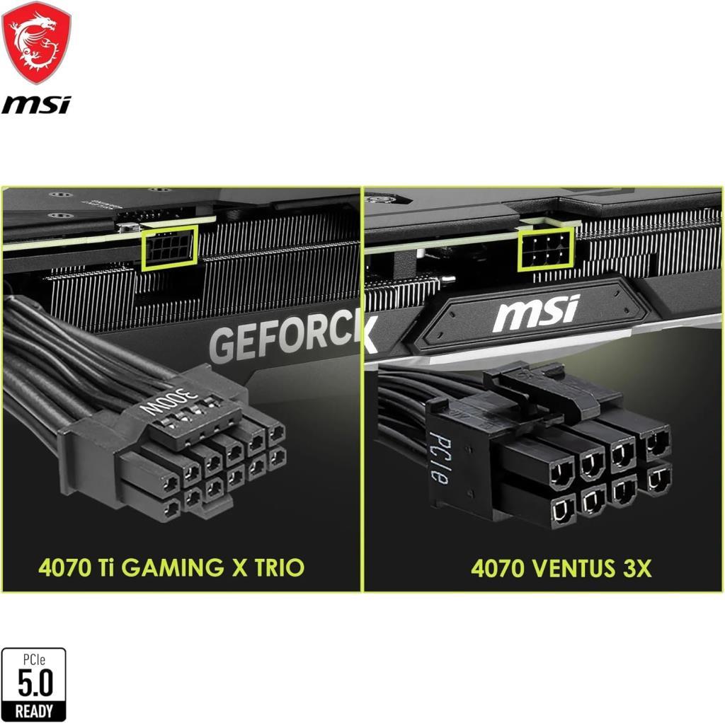 MSI MAG A750BN Gen5 750 W Power Supply Outlet