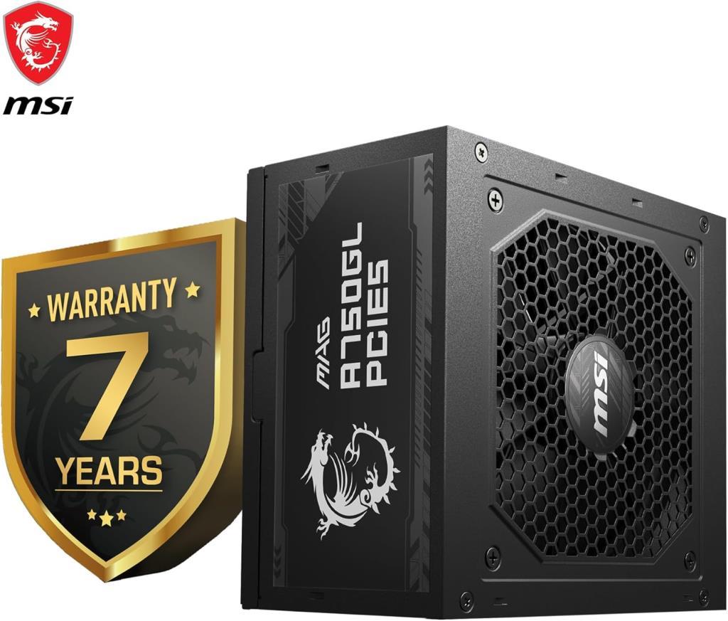 MSI MAG A750GL Gen5.1 750 W Power Supply Teşhir