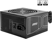 MSI PSU MAG A750GN PCIE5 750W 80+ GOLD POWER SUPPLY Outlet