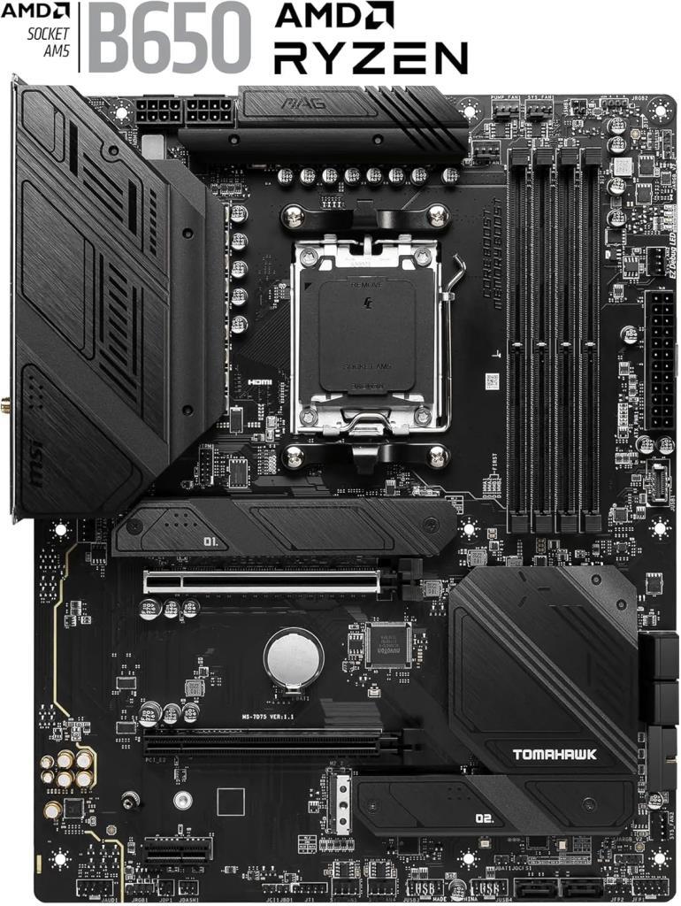 MSI MAG B650 Tomahawk Wi-Fi AMD AM5 DDR5 ATX Anakart