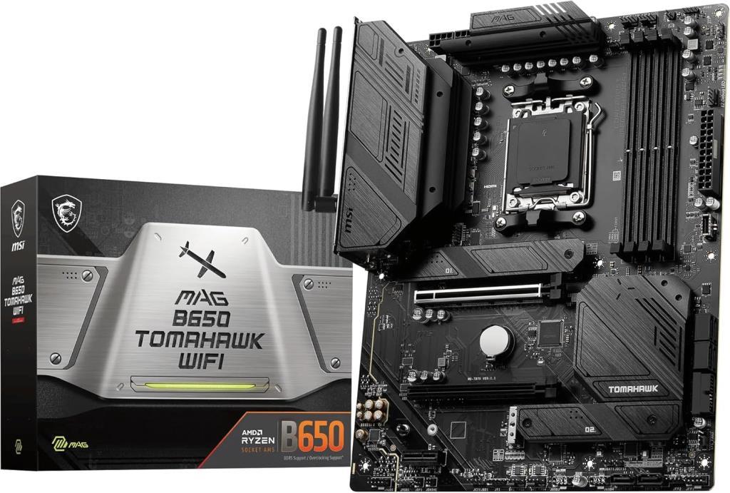 MSI Mag B650 Tomahawk Wi-Fi AMD AM5 DDR5 ATX Anakart Teşhir