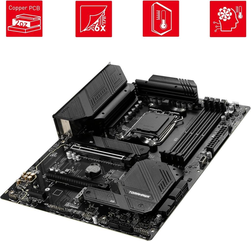 MSI Mag B650 Tomahawk Wi-Fi AMD AM5 DDR5 ATX Anakart Teşhir