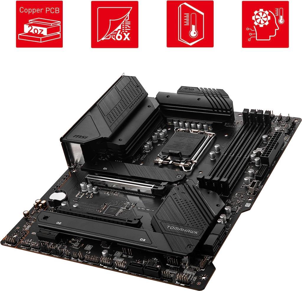 MSI Mag B660 Tomahawk Wi-Fi Intel LGA1700 DDR4 ATX Anakart Teşhir