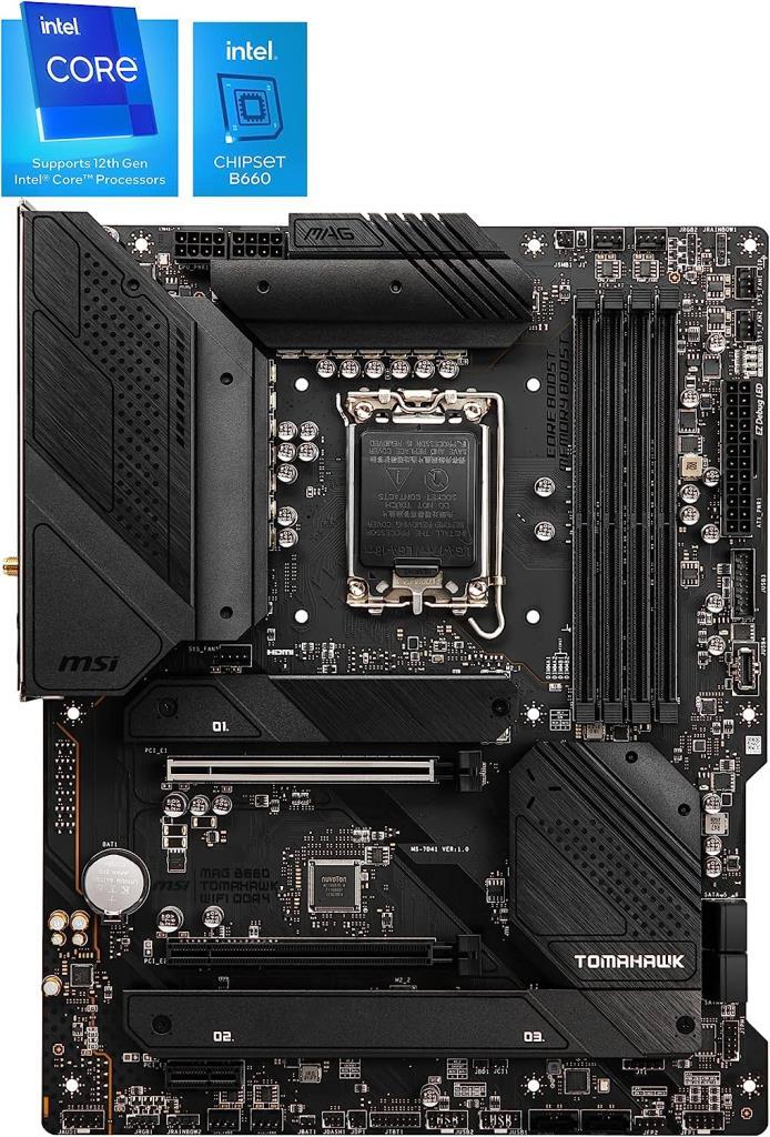 MSI Mag B660 Tomahawk Wi-Fi Intel LGA1700 DDR4 ATX Anakart Teşhir