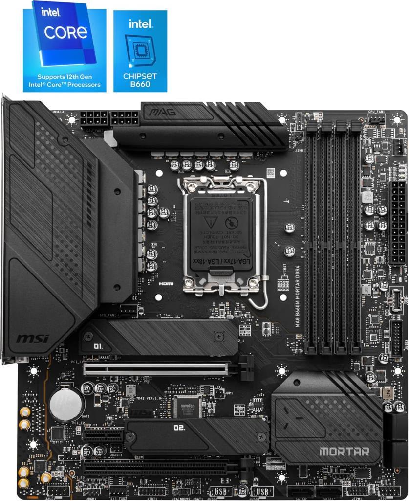 MSI Mag B660M Mortar Intel LGA1700 DDR4 Micro ATX Anakart - Outlet