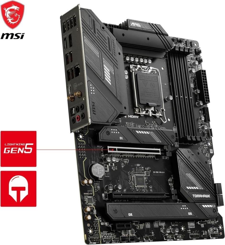 MSI MAG B760 Tomahawk Wi-Fi Intel LGA1700 DDR5 ATX Anakart Teşhir