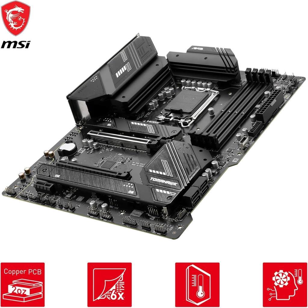 MSI MAG B760 Tomahawk Wi-Fi Intel LGA1700 DDR5 ATX Anakart Teşhir