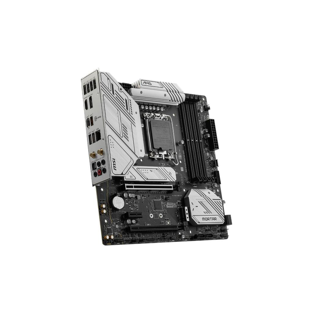 MSI MAG B760M Mortar Wi-Fi Intel LGA1700 DDR5 Micro ATX Anakart - TESHİR