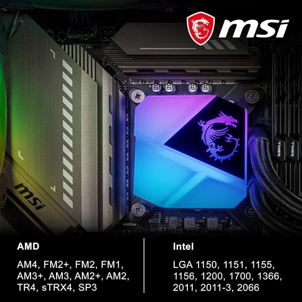 MSI Mag CoreLiquid C360 ARGB 360 mm İşlemci Sıvı Soğutucu Outlet