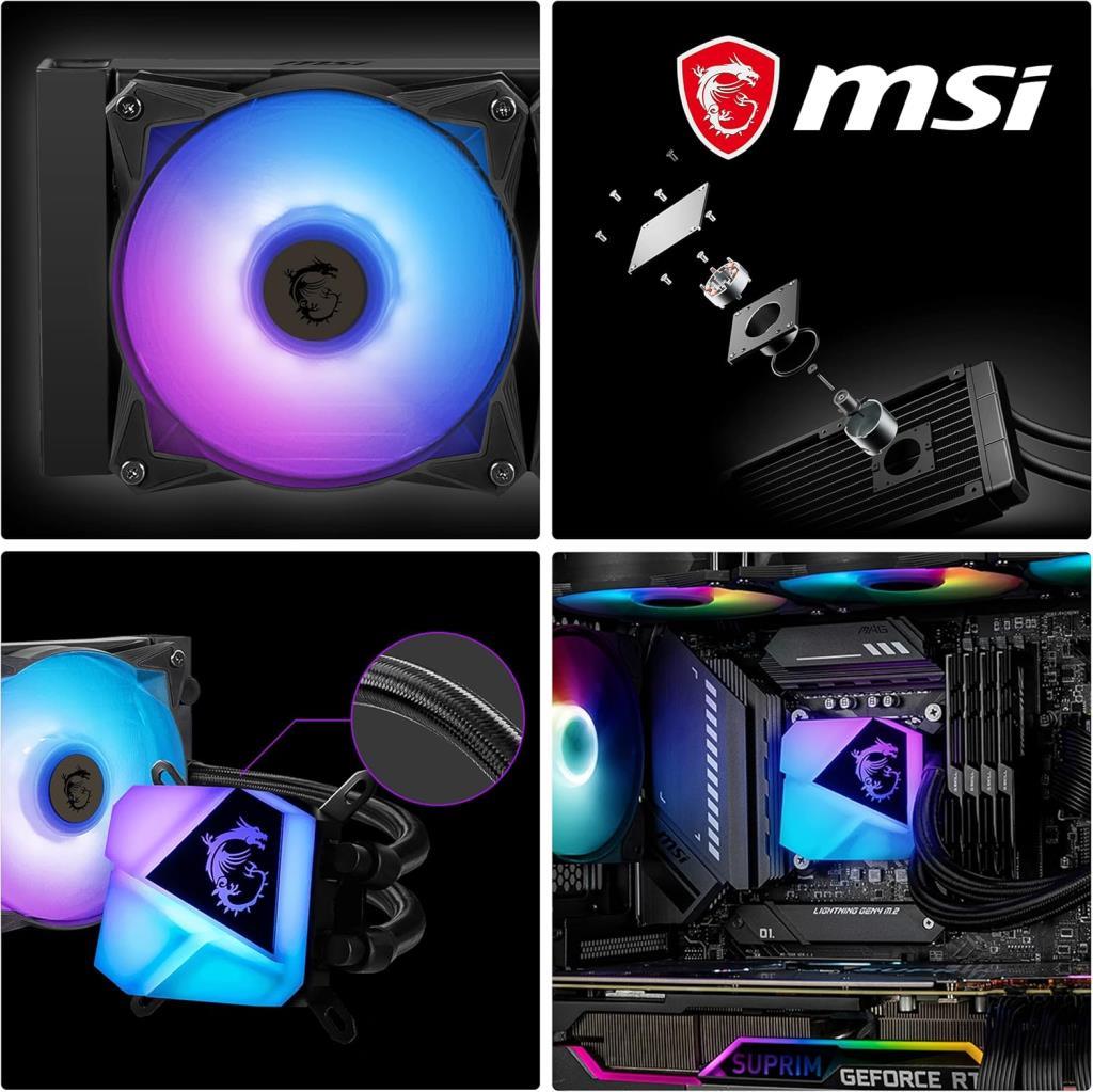 MSI Mag CoreLiquid C360 ARGB 360 mm İşlemci Sıvı Soğutucu Outlet
