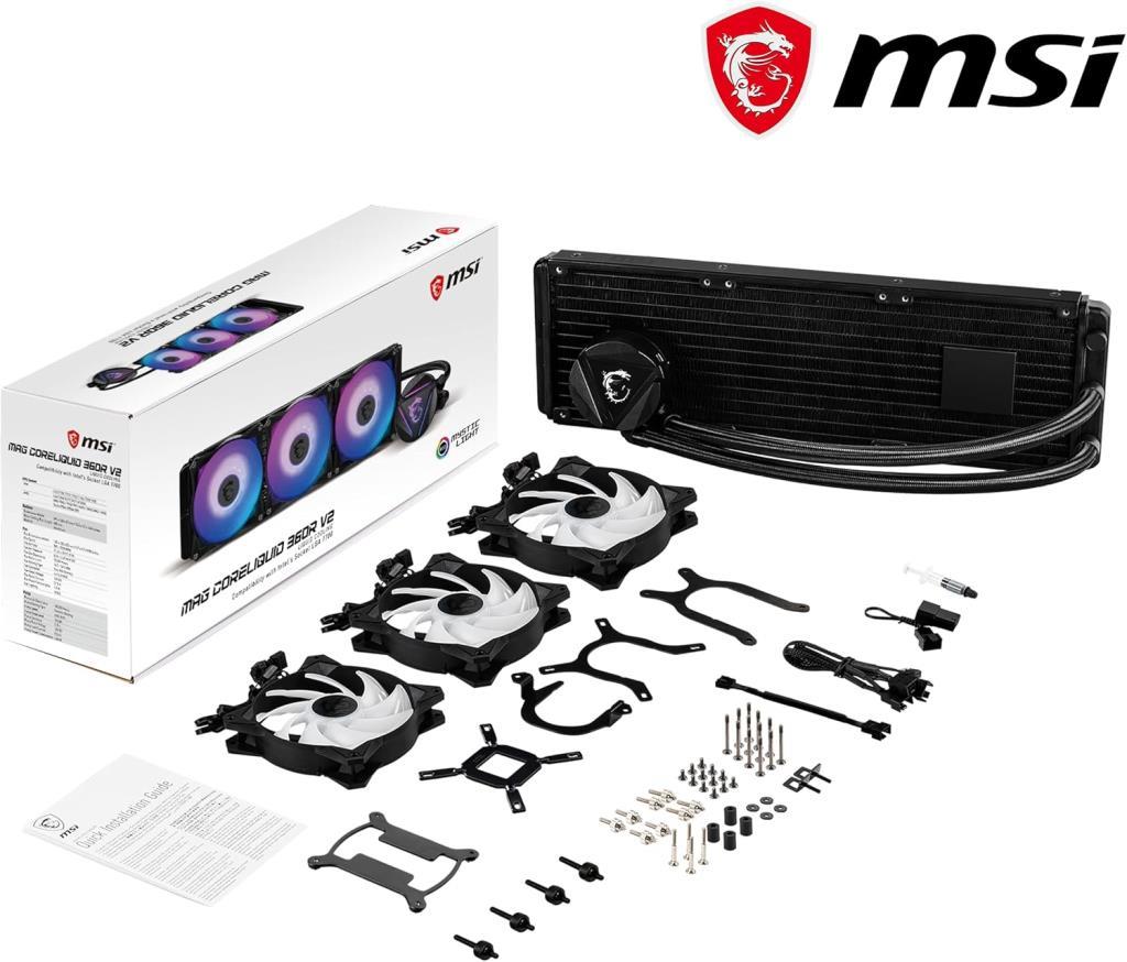 MSI MAG CoreLiquid 360R V2 360 mm İşlemci Sıvı Soğutucu Teşhir