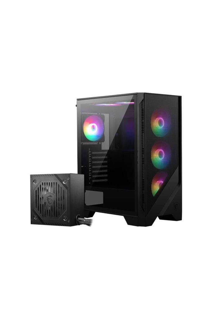 MSI Mag Forge 120A Airflow B65 ARGB Fan 650W ATX Gaming Case Outlet