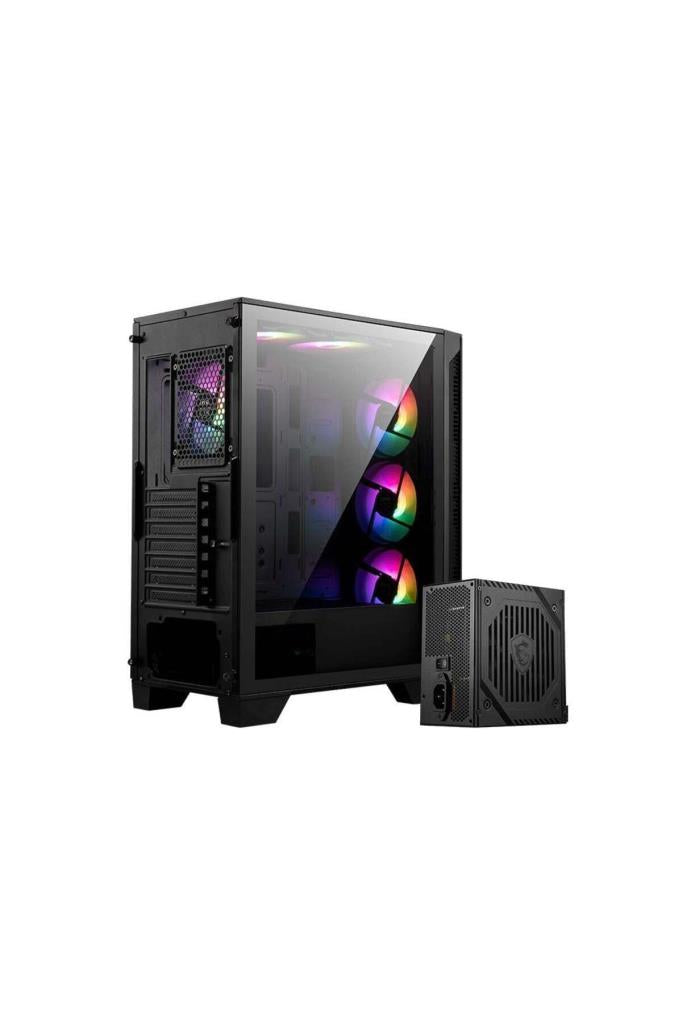 MSI Mag Forge 120A Airflow B65 ARGB Fan 650W ATX Gaming Case Outlet