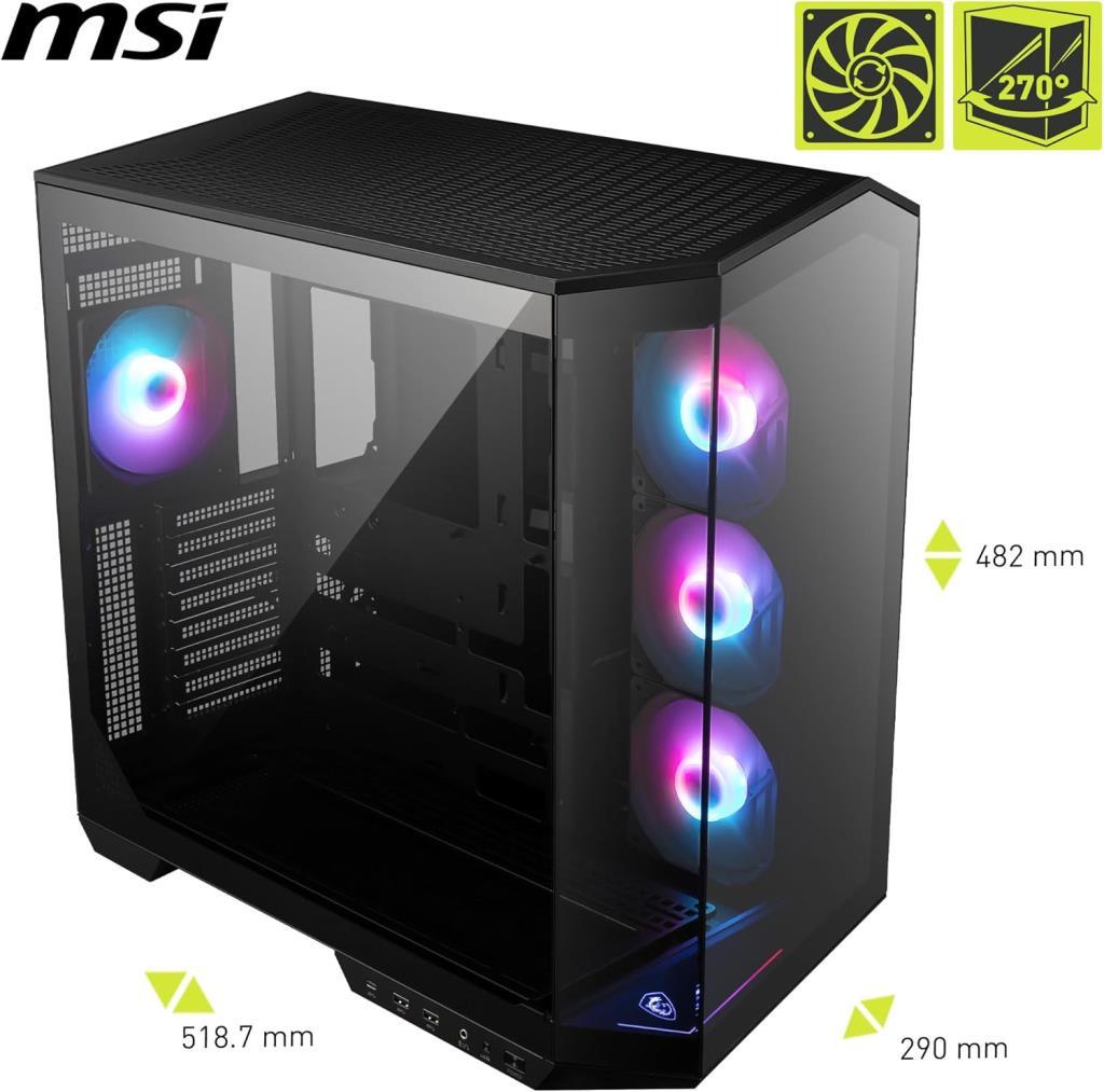 MSI MAG Pano 100R PZ ARGB Fanlı ATX Oyuncu Kasası - TEŞHİR