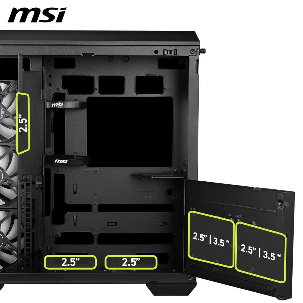 MSI MAG Pano 100R PZ ARGB Fanlı ATX Oyuncu Kasası - TEŞHİR
