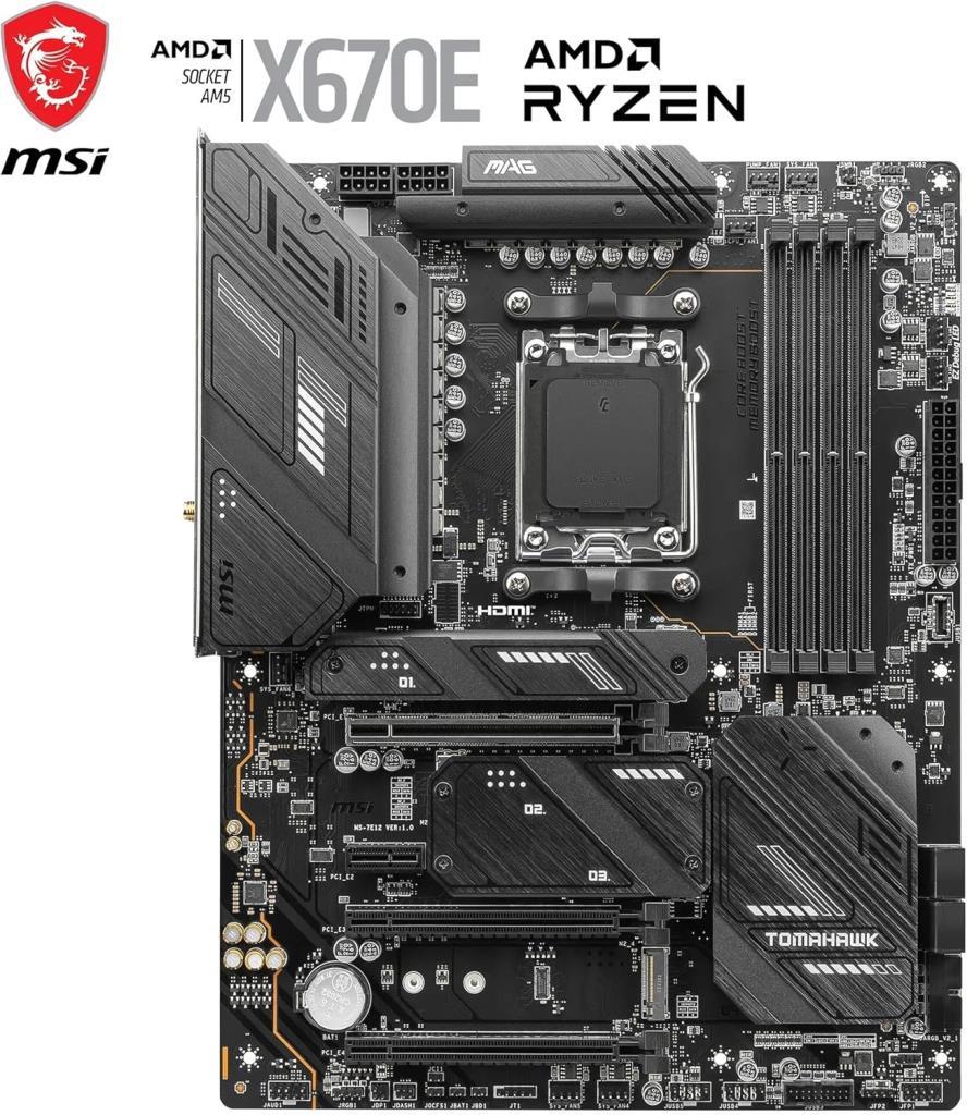 MSI MAG X670E Tomahawk Wi-Fi AMD AM5 DDR5 ATX Anakart - OUTLET