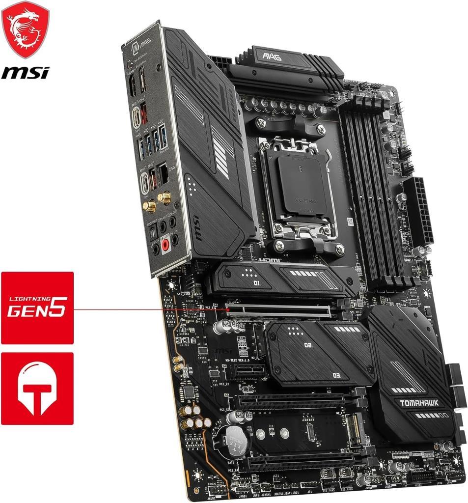MSI MAG X670E Tomahawk Wi-Fi AMD AM5 DDR5 ATX Anakart - OUTLET