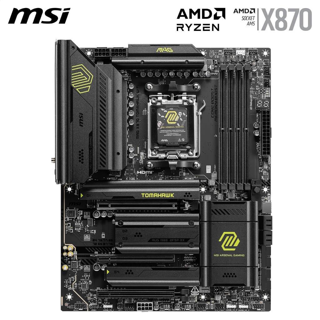 MSI MAG X870 Tomahawk Wi-Fi AMD AM5 DDR5 ATX Anakart