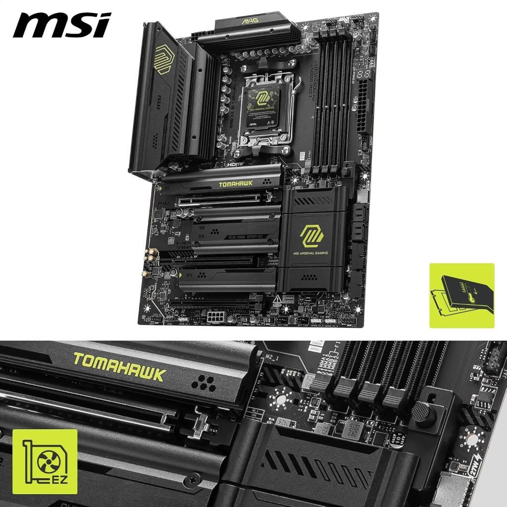 MSI MAG X870 Tomahawk Wi-Fi AMD AM5 DDR5 ATX Anakart