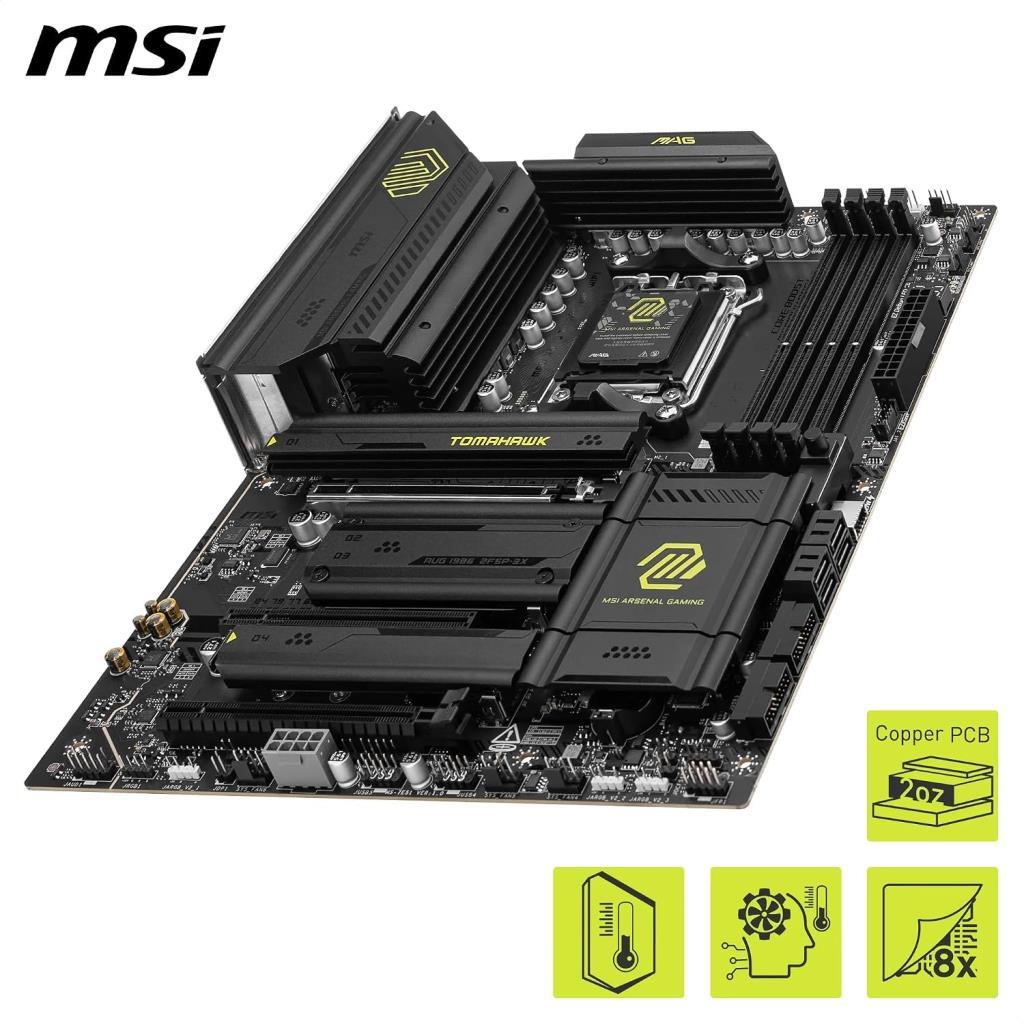 MSI MAG X870 Tomahawk Wi-Fi AMD AM5 DDR5 ATX Anakart