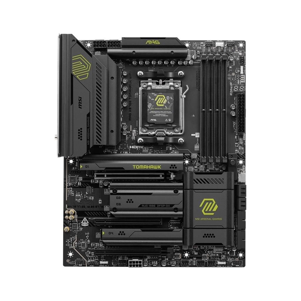 MSI MAG X870E Tomahawk Wi-Fi AMD AM5 DDR5 ATX Anakart Outlet