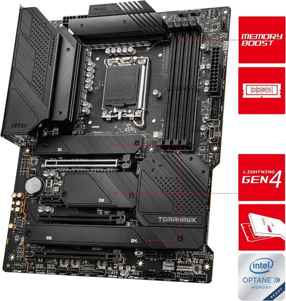 MSI MAG Z690 Tomahawk Wi-Fi Intel LGA1700 DDR4 ATX Anakart