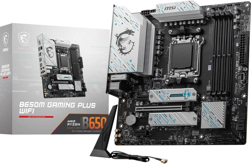 MSI B650M Gaming Plus Wi-Fi AMD AM5 DDR5 Micro ATX Anakart Teşhir