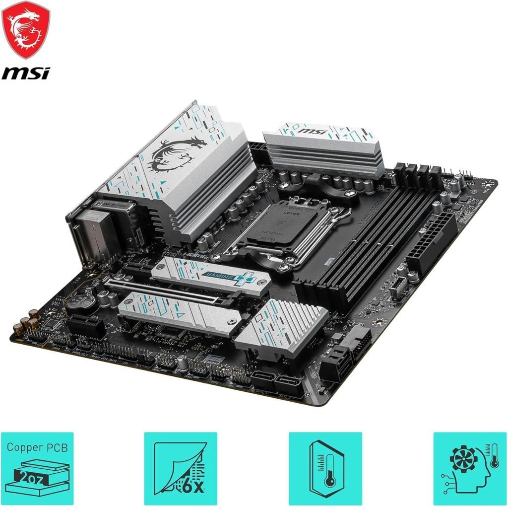 MSI B650M Gaming Plus Wi-Fi AMD AM5 DDR5 Micro ATX Anakart Teşhir