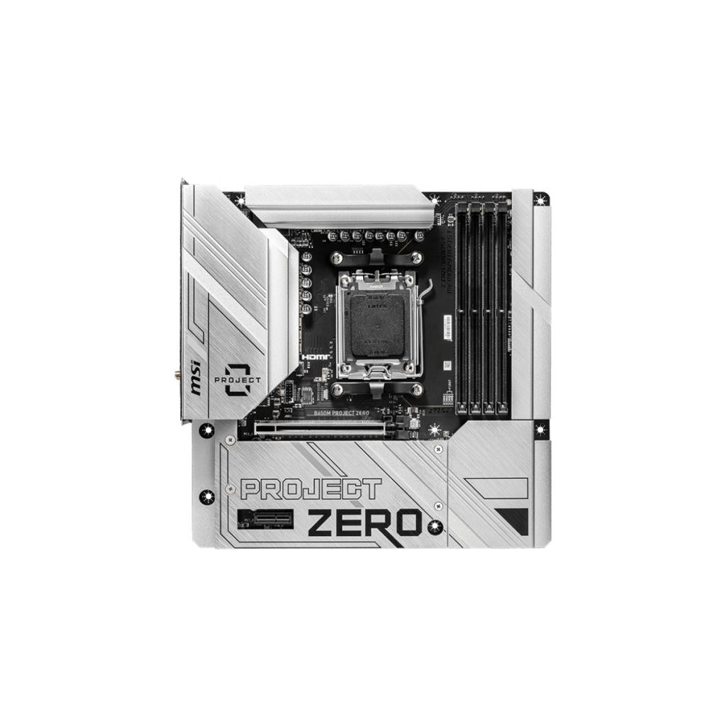 MSI B650M Project Zero Wi-Fi AMD AM5 DDR5 Micro ATX Anakart