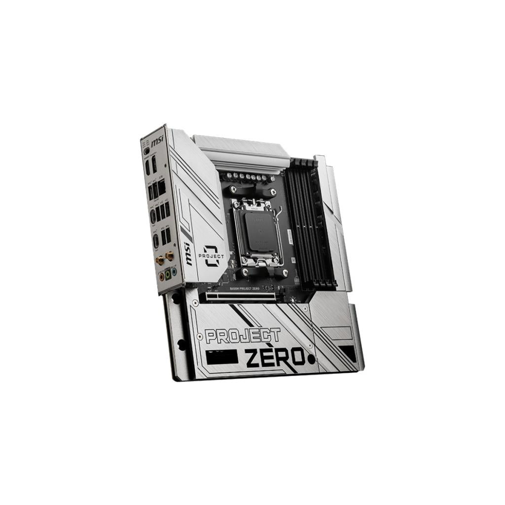 MSI B650M Project Zero Wi-Fi AMD AM5 DDR5 Micro ATX Anakart
