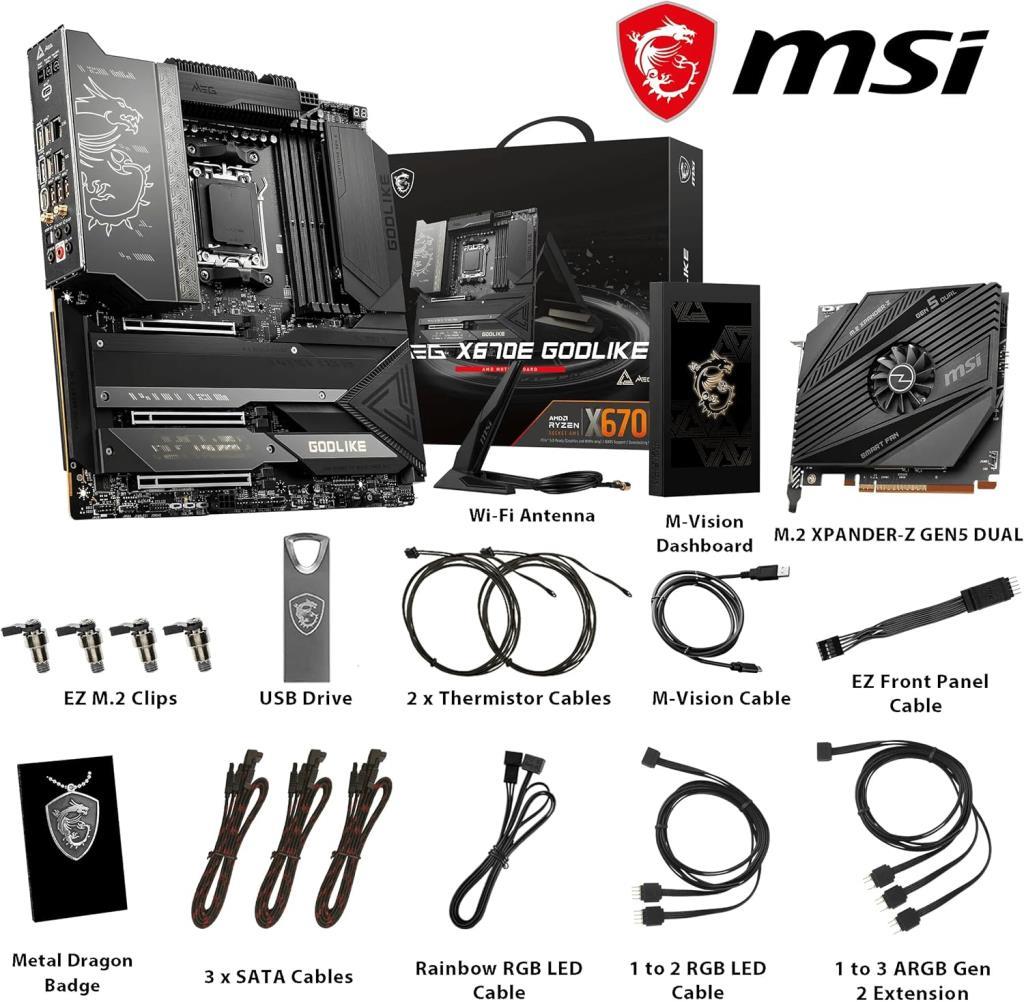 MSI Meg X670E Godlike AMD AM5 DDR5 ATX Anakart Outlet