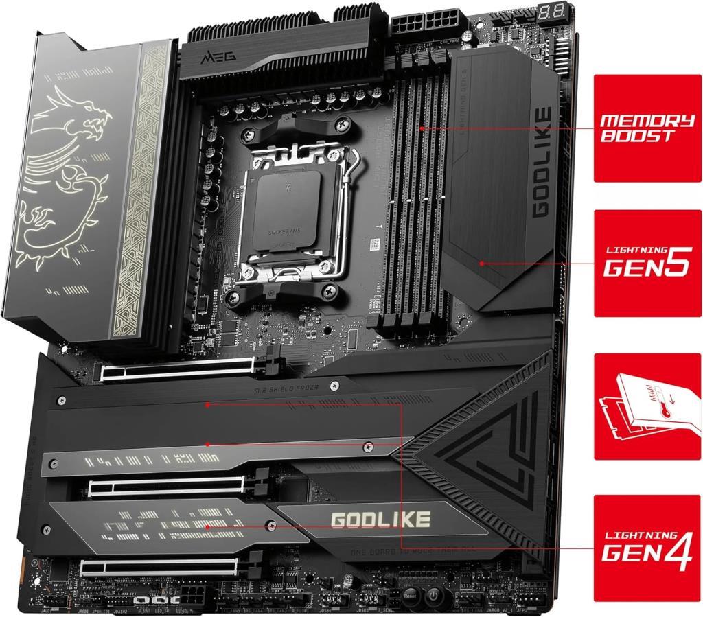 MSI Meg X670E Godlike AMD AM5 DDR5 ATX Anakart Outlet