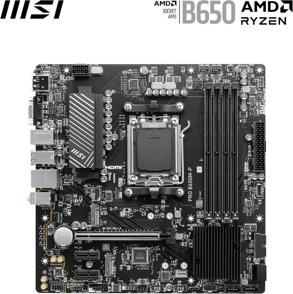MSI Pro B650M-P AMD AM5 DDR5 Micro ATX Anakart - Outlet