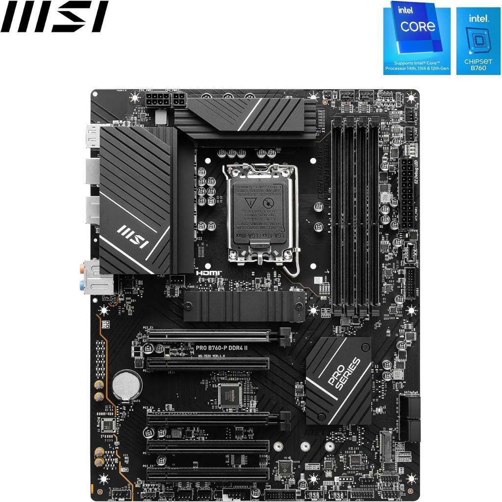 MSI Pro B760-P II Intel LGA1700 DDR4 ATX Anakart - OUTLET