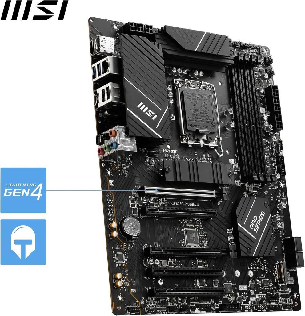 MSI Pro B760-P II Intel LGA1700 DDR4 ATX Anakart - OUTLET