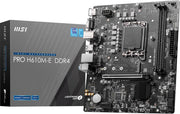 MSI PRO H610M-E DDR4 Intel H610 Soket 1700 DDR4 3200MHz mATX Gaming (Oyuncu) Anakart Teşhir