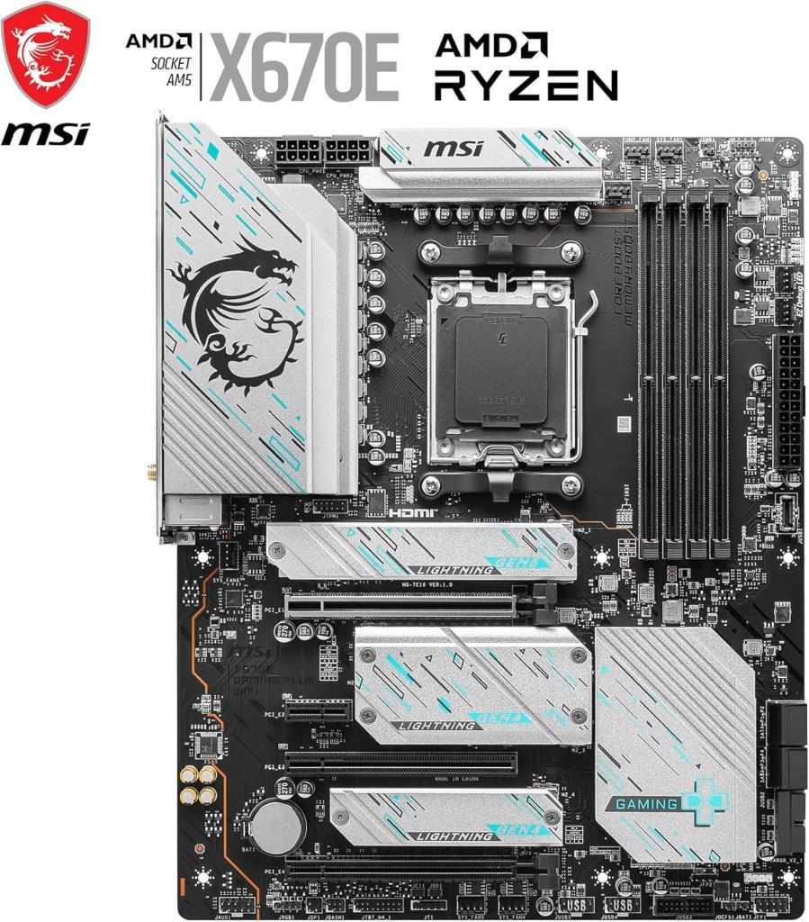 MSI X670E Gaming Plus Wi-Fi AMD AM5 DDR5 ATX Anakart Outlet