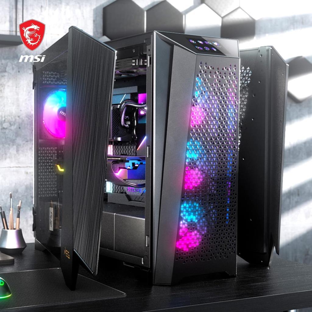 MSI MEG Prospect 700R ARGB 4 Fan Touch Panel E-ATX Gaming Case - Outlet