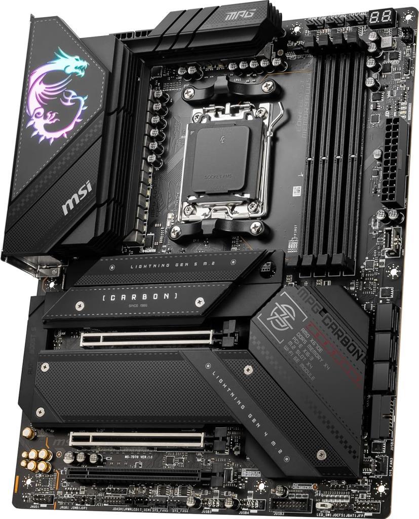 MSI Mpg X670E Carbon Wi-Fi AMD AM5 DDR5 ATX Anakart Outlet