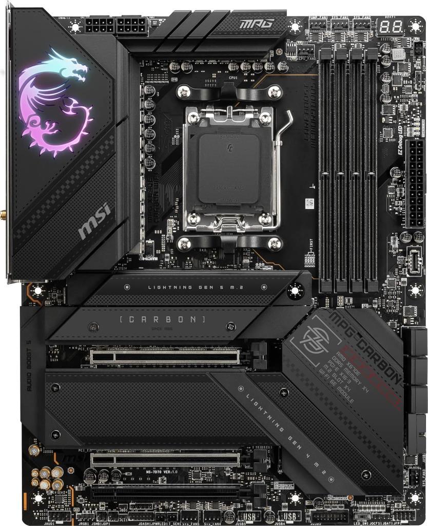 MSI Mpg X670E Carbon Wi-Fi AMD AM5 DDR5 ATX Anakart Outlet