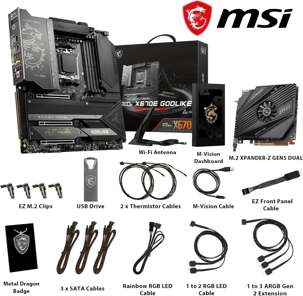 MSI Meg X670E Godlike AMD AM5 DDR5 ATX Motherboard Outlet