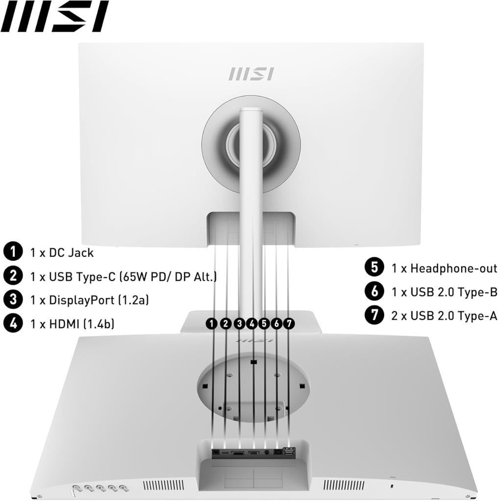 MSI Modern MD272XPW 27" 1 ms Full HD Pivot IPS 100 Hz Monitör Outlet