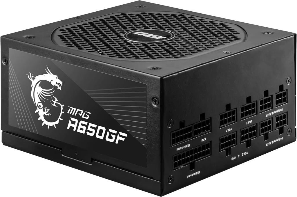MSI MPG A650GF 650 W Power Supply Outlet