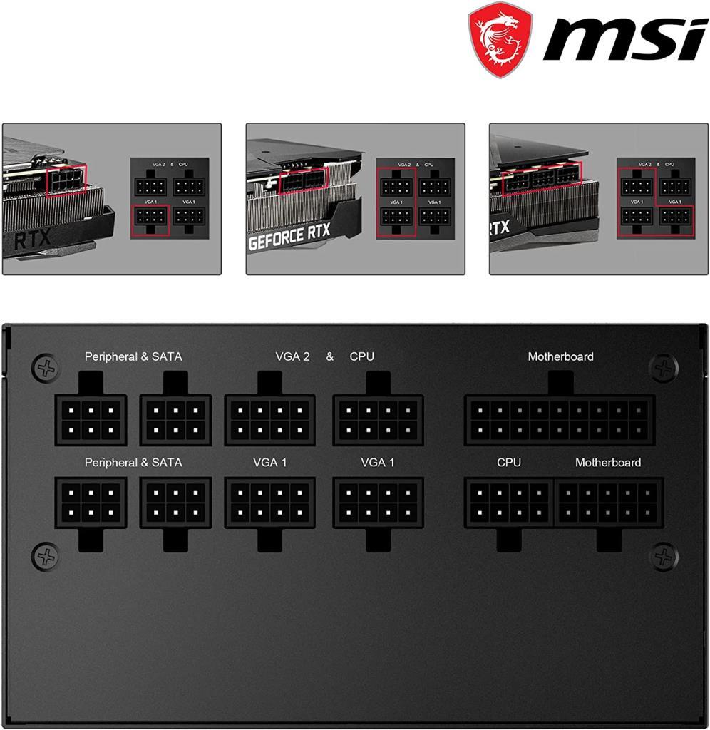 MSI MPG A750GF 750W 80+ Gold Power Supply (Güç Kaynağı)