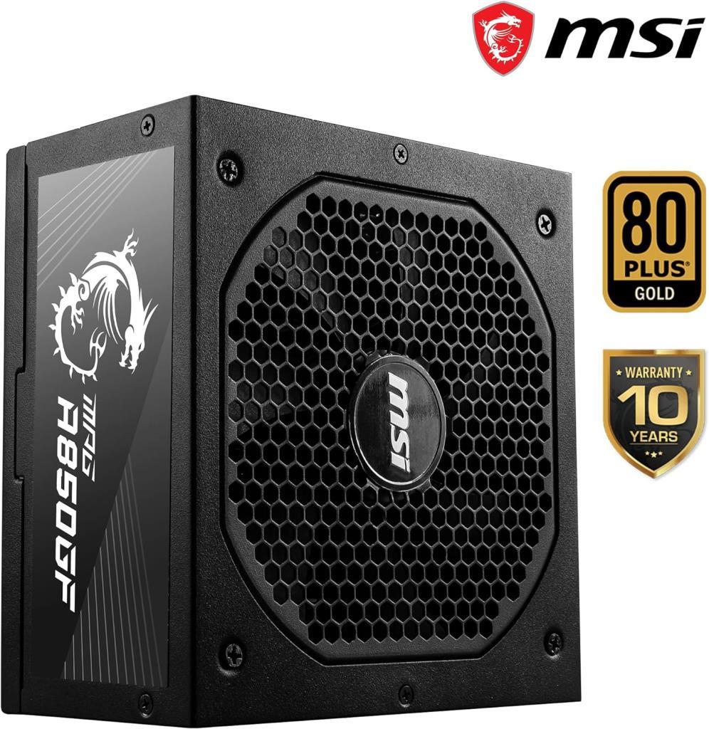 مزود الطاقة MSI MPG A850GF 850 ​​​​W للشاشة