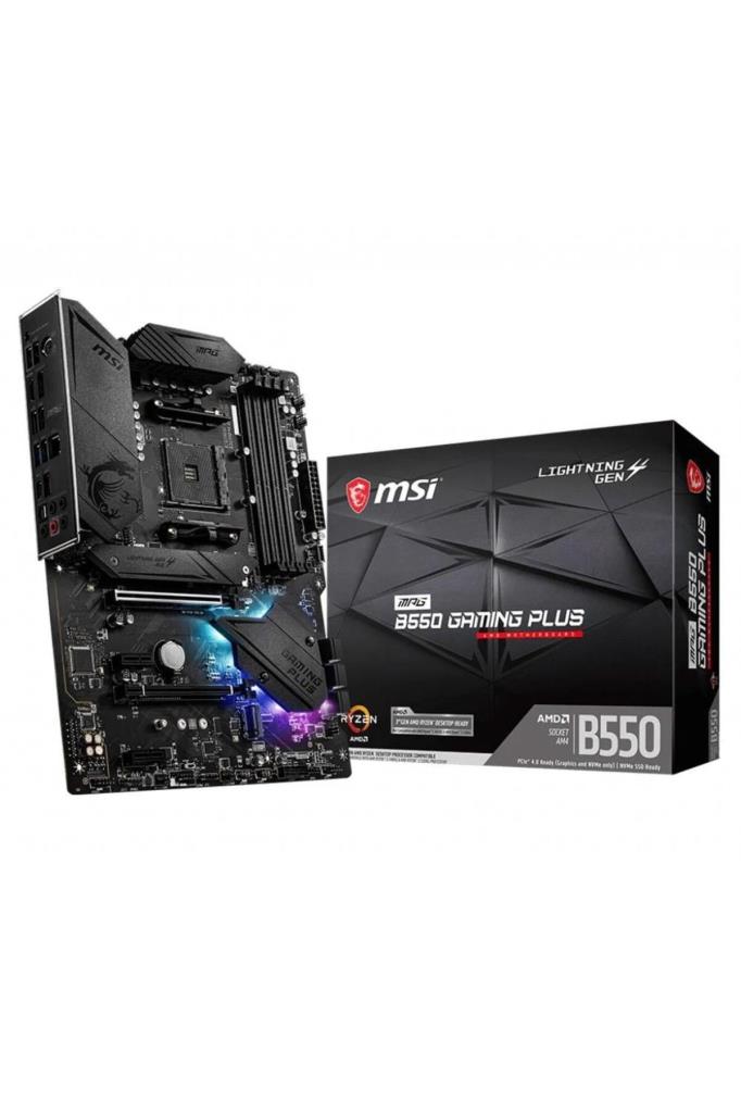 MSI Mpg B550 Gaming Plus AMD AM4 DDR4 ATX Anakart Outlet