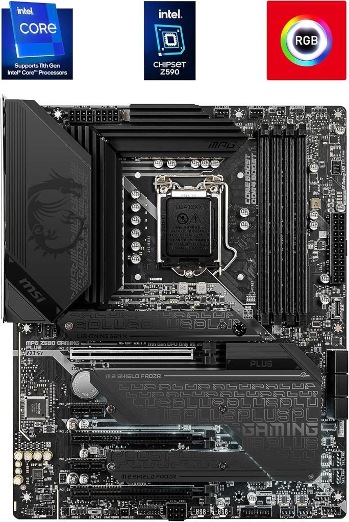 MSI Mpg Z590 Gaming Carbon Wi-Fi LGA1200 DDR4 ATX Anakart - Outlet