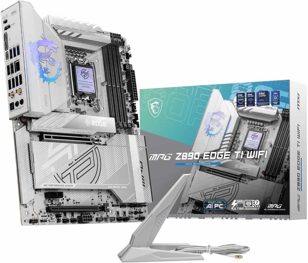 MSI MPG Z890 Edge TI Wi-Fi Intel LGA1851 DDR5 ATX Anakart Teşhir