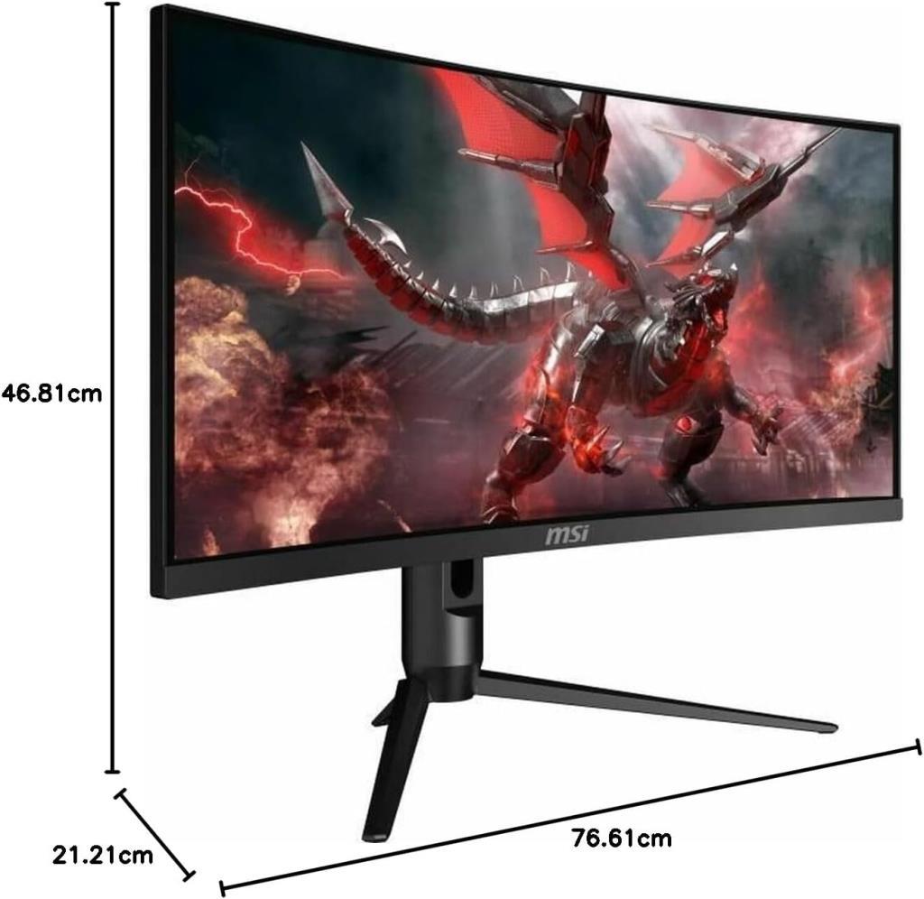 MSI Optix MAG301CR2 29.5" 1 ms WFHD Curved Pivot 200 Hz Oyuncu Monitörü Outlet
